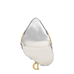 Dior Mini Saddle Bag With Strap In Grained Calfskin