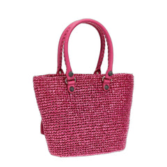 Le Cagole Panier Medium Tote Bag in Pink