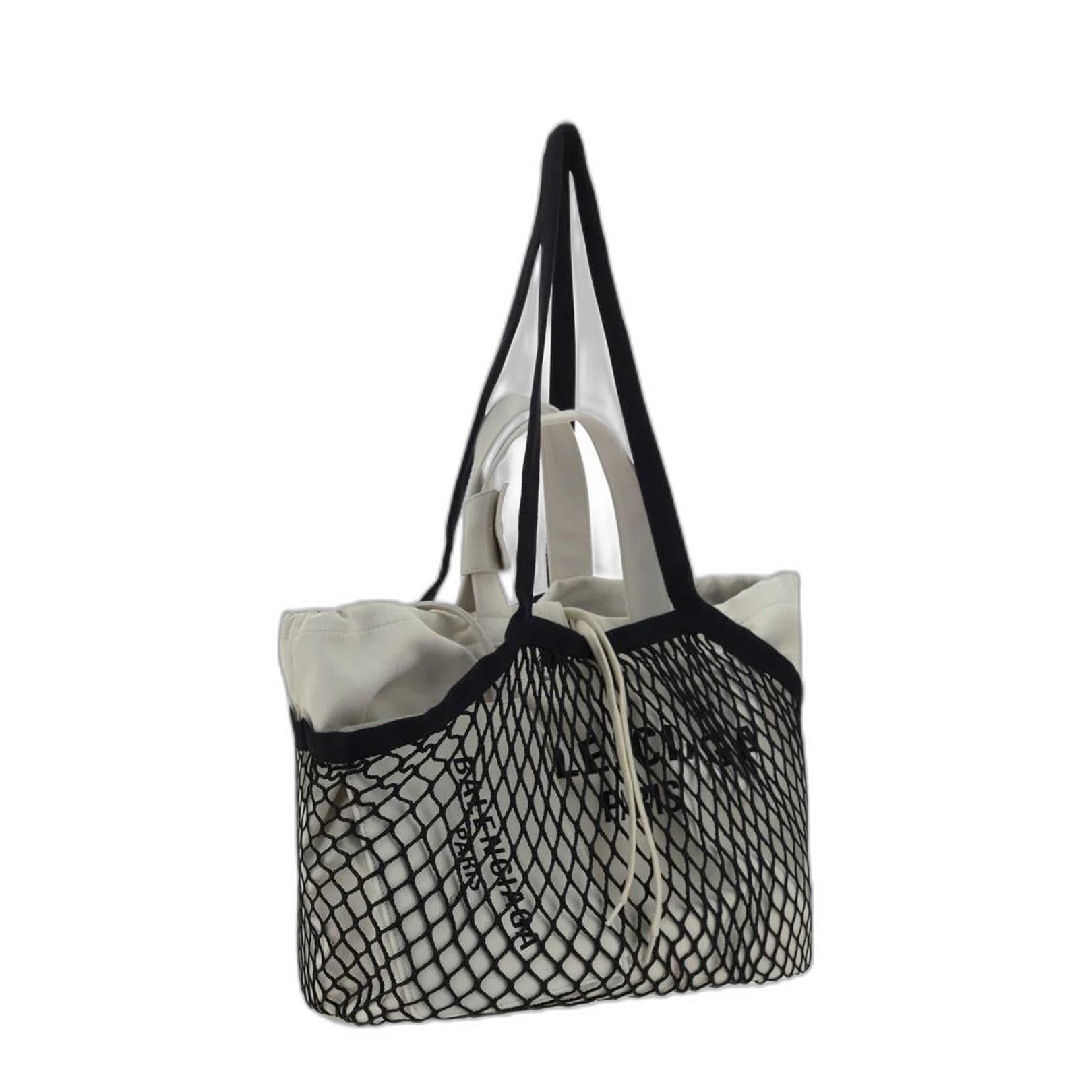 Balenciaga 24/7 Medium Canvas Tote - Beige Black – MAYFEYR