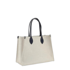 Logo Printed Medium Tote Bag