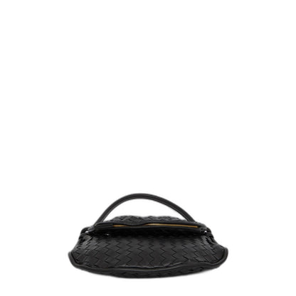Medium Gemelli Hobo Bag in Black
