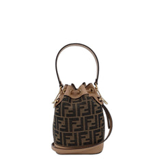 Mon Tresor Ff Jacquard Bucket Bag