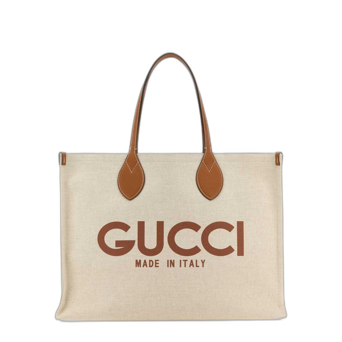 Gucci Logo Printed Top Handle Bag