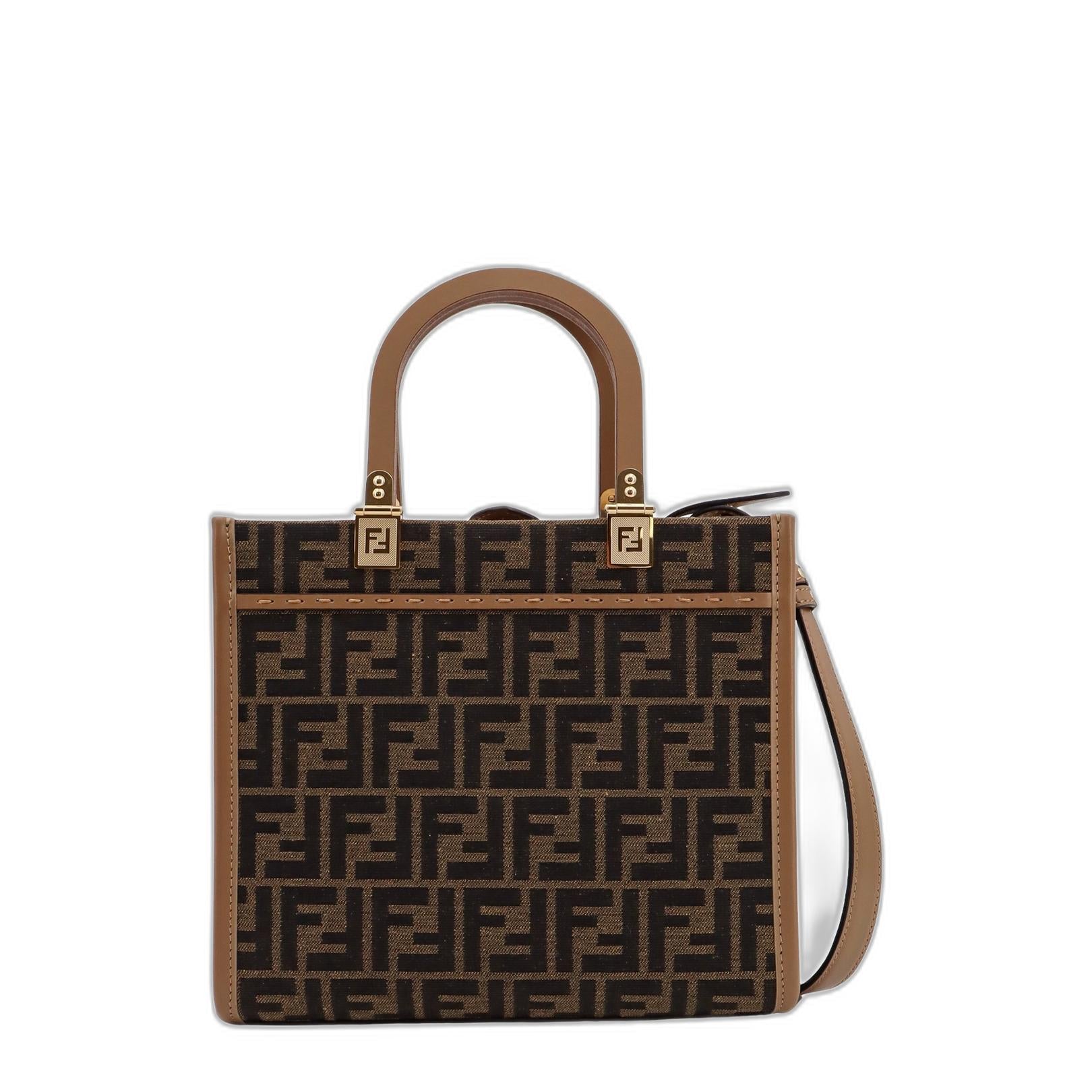 Sunshine Small in Brown Ff Jacquard