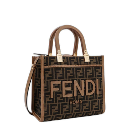 Sunshine Small in Brown Ff Jacquard