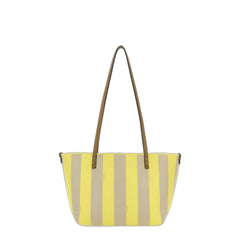 Small Roll Striped Tote Bag