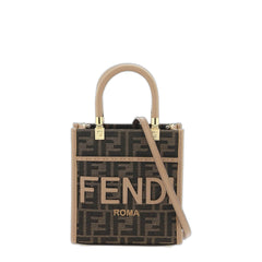 Mini Sunshine Shopper in Brown Ff