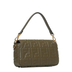 Baguette Ff Embossed Shoulder Bag