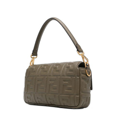 Baguette Ff Embossed Shoulder Bag