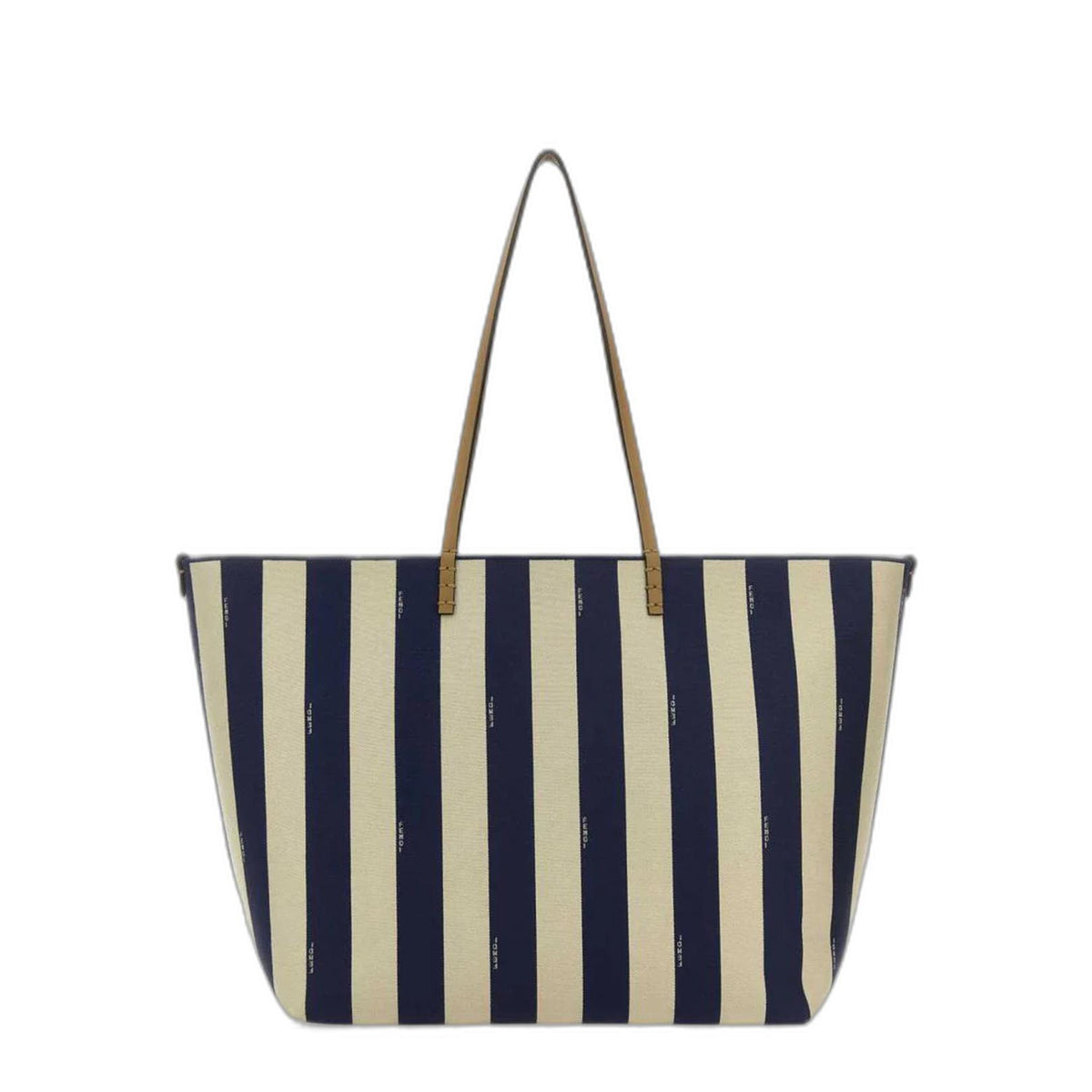 Large Roll Striped Reversible Tote Bag