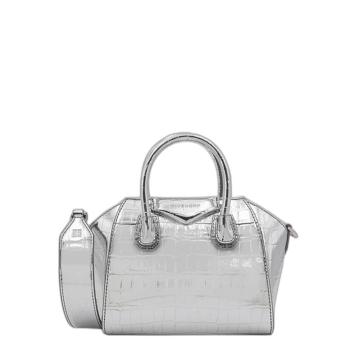 Antigona Metallic Top Handle Bag