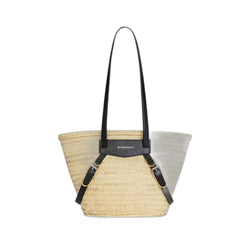 Medium Voyou Basket Bag In Raffia