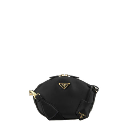 Triangle-Logo Zipped Crossbody Bag