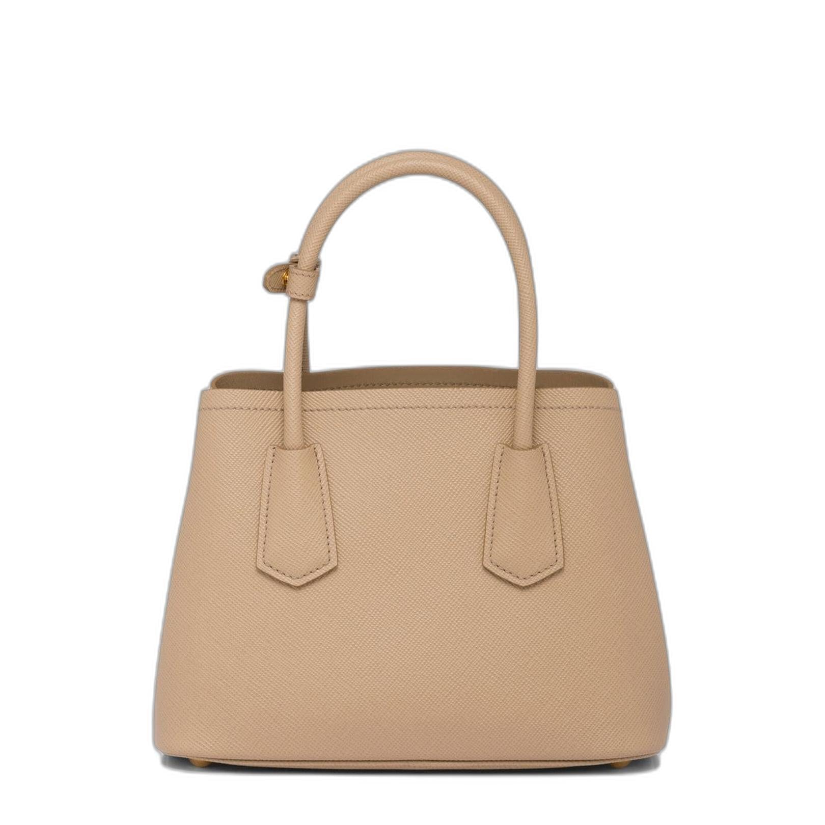 Logo Detailed Top Handle Tote Bag