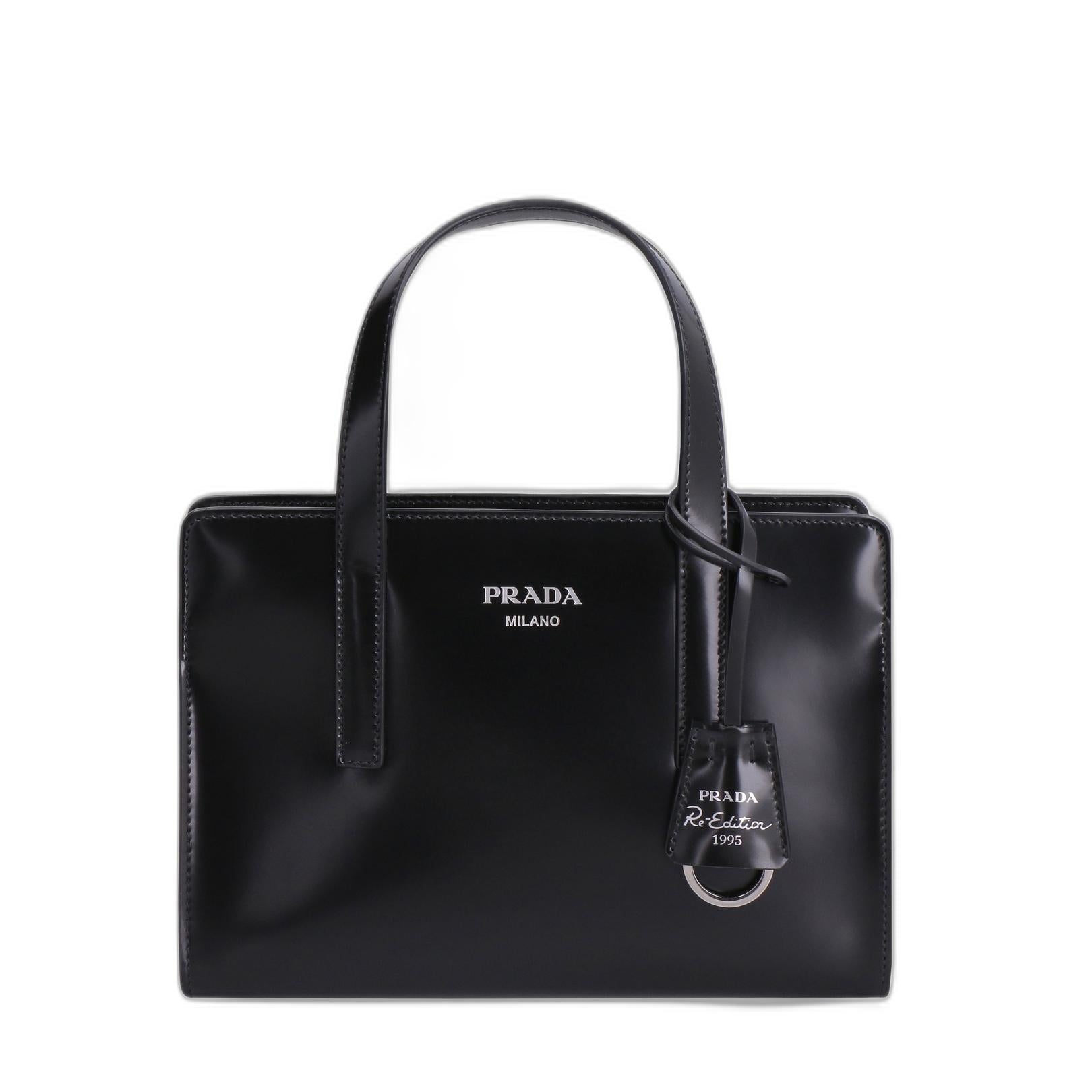 Re-Edition 1995 Top Handle Bag in Black