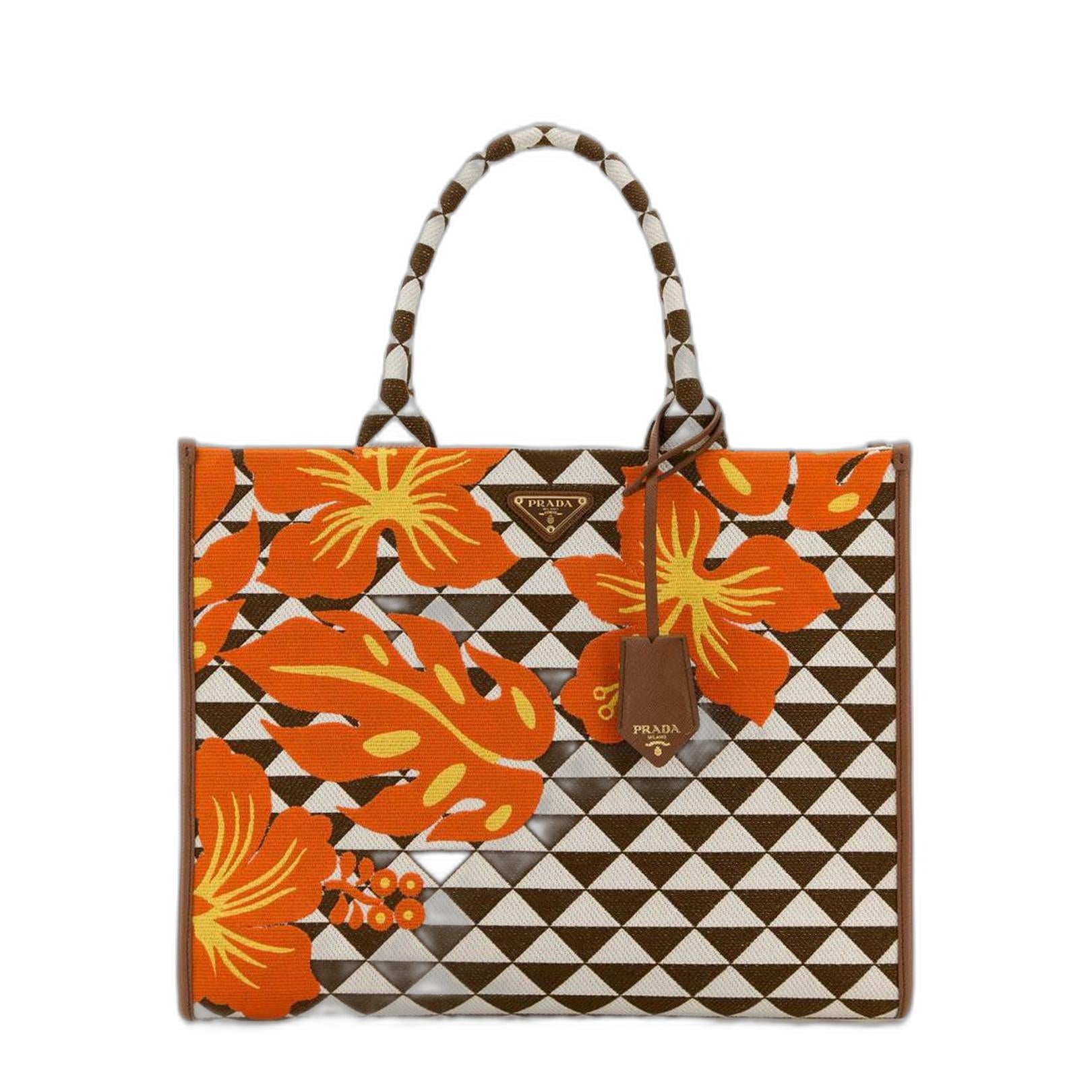 Triangle-Logo Tote Bag