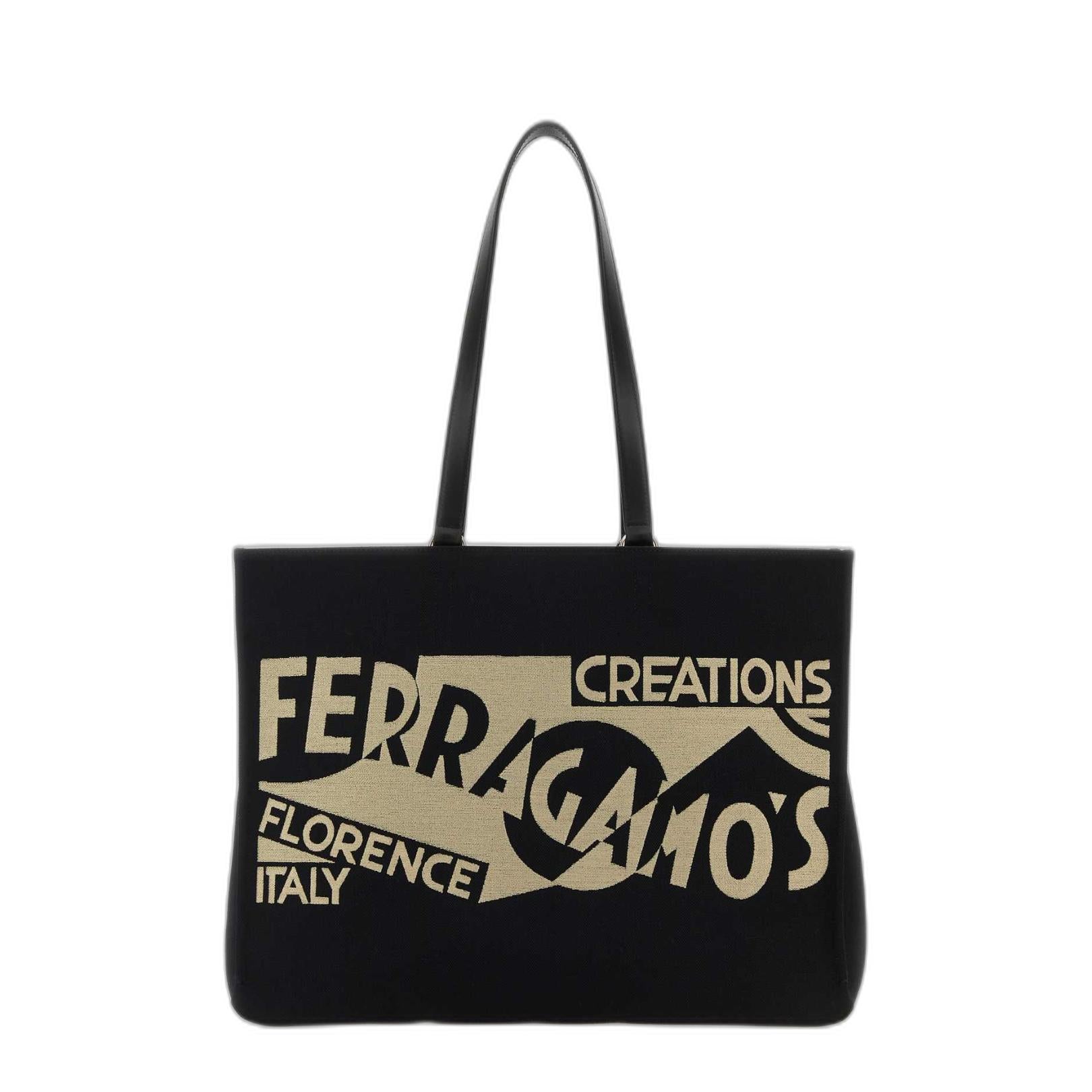 Logo Detailed Medium Tote Bag