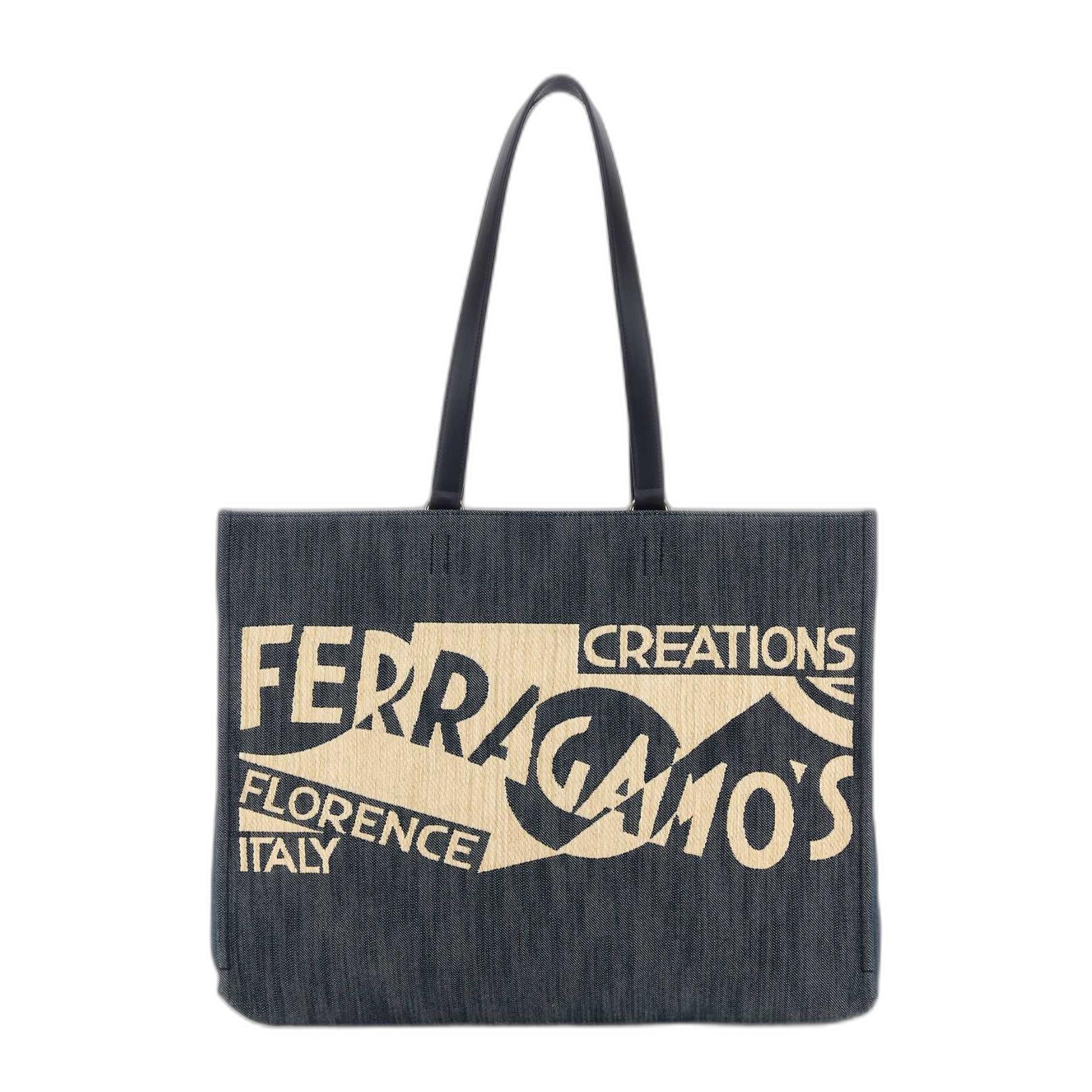 Logo Detailed Large Tote Bag