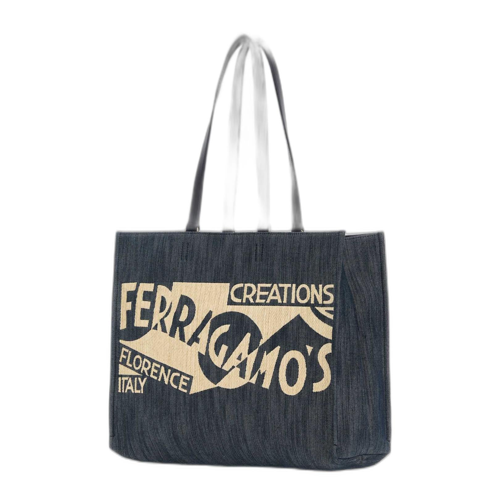 Logo Detailed Large Tote Bag