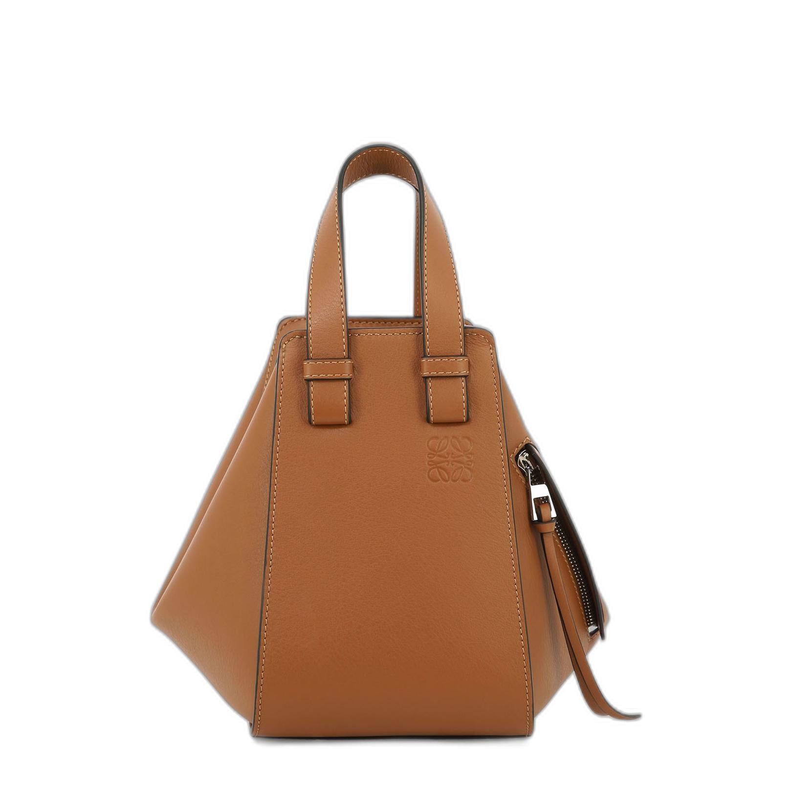 Compact Hammock Bag In Classic Calfskin