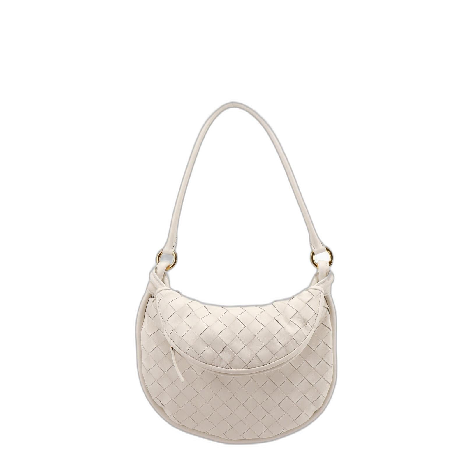 Small Gemelli Shoulder Bag in White