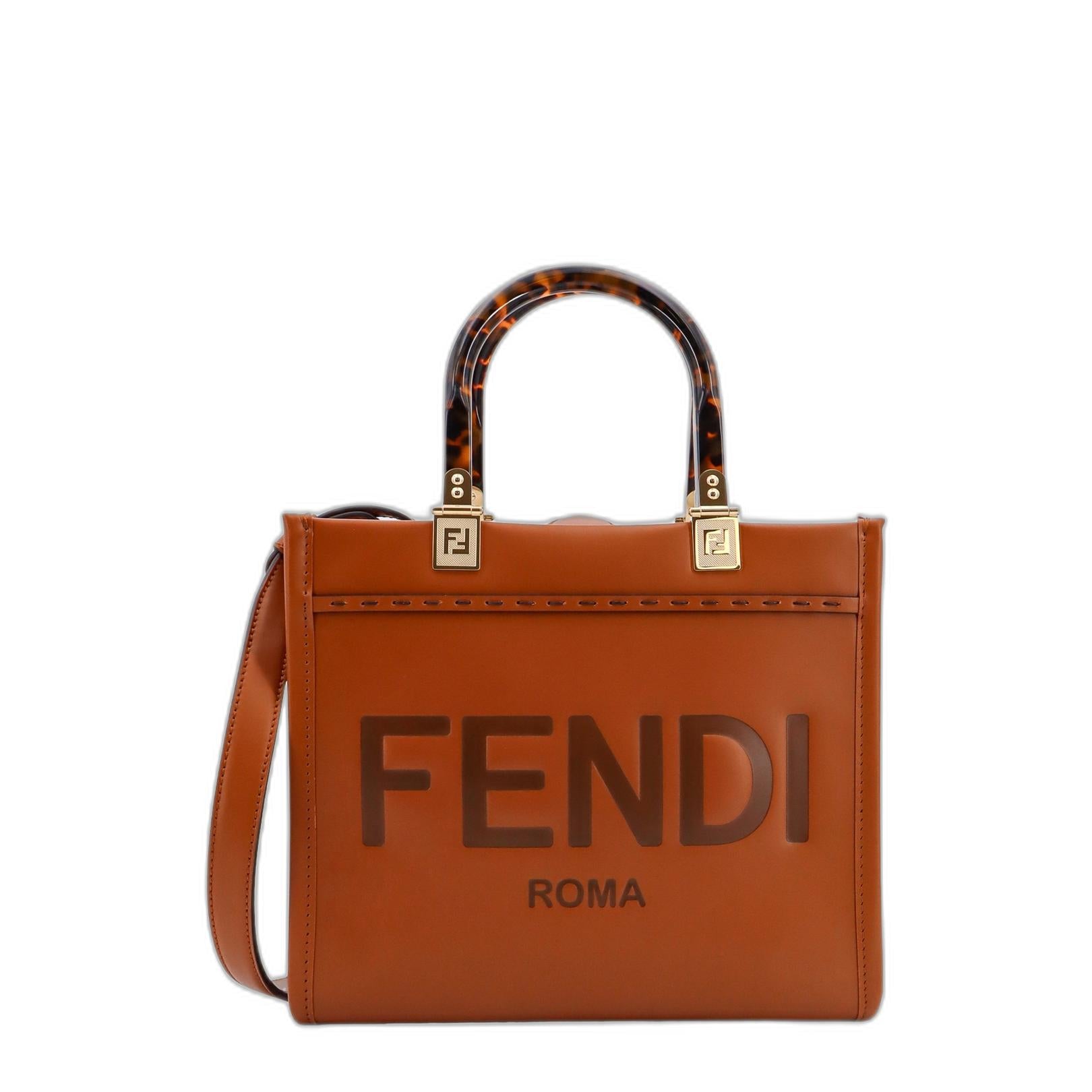 Sunshine Small Top Handle Bag in Brown