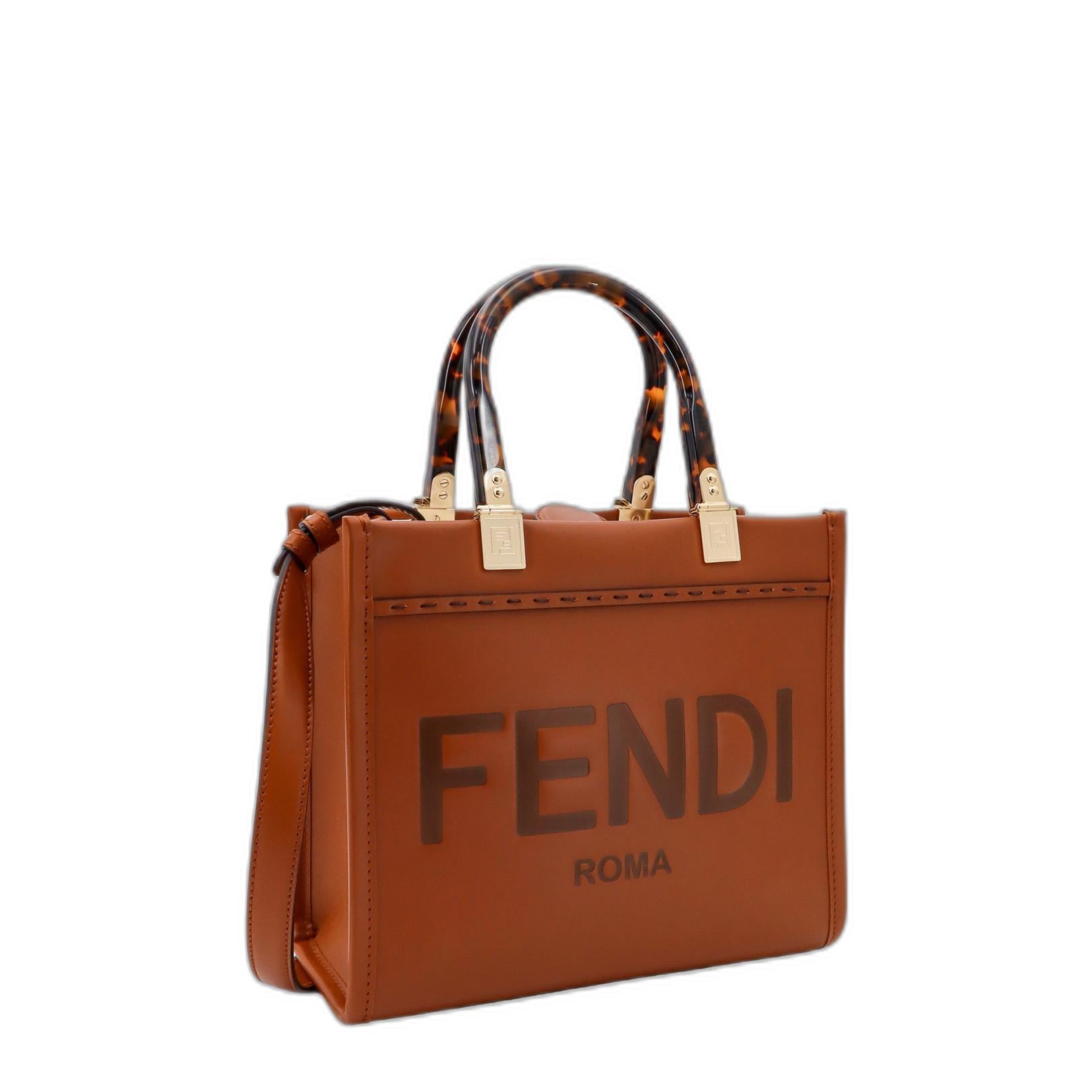 Sunshine Small Top Handle Bag in Brown