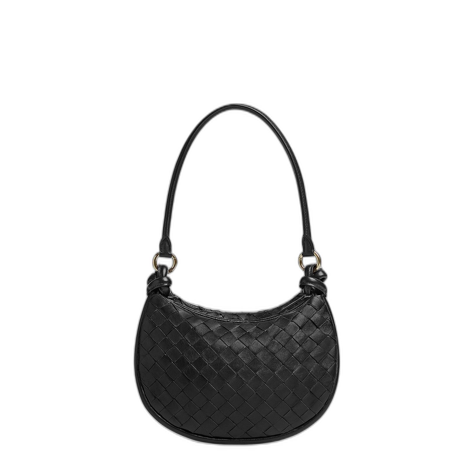 Small Gemelli Hobo Bag in Black
