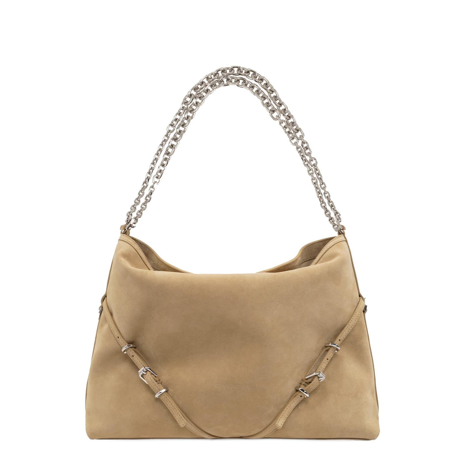 Voyou Medium Chain Shoulder Bag in Hazel