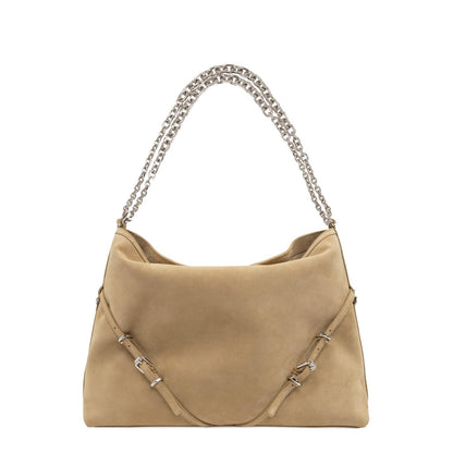 Voyou Medium Chain Shoulder Bag in Hazel