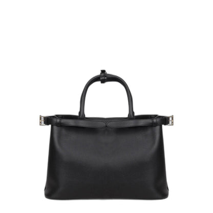 Medium Calfskin Handbag - Black