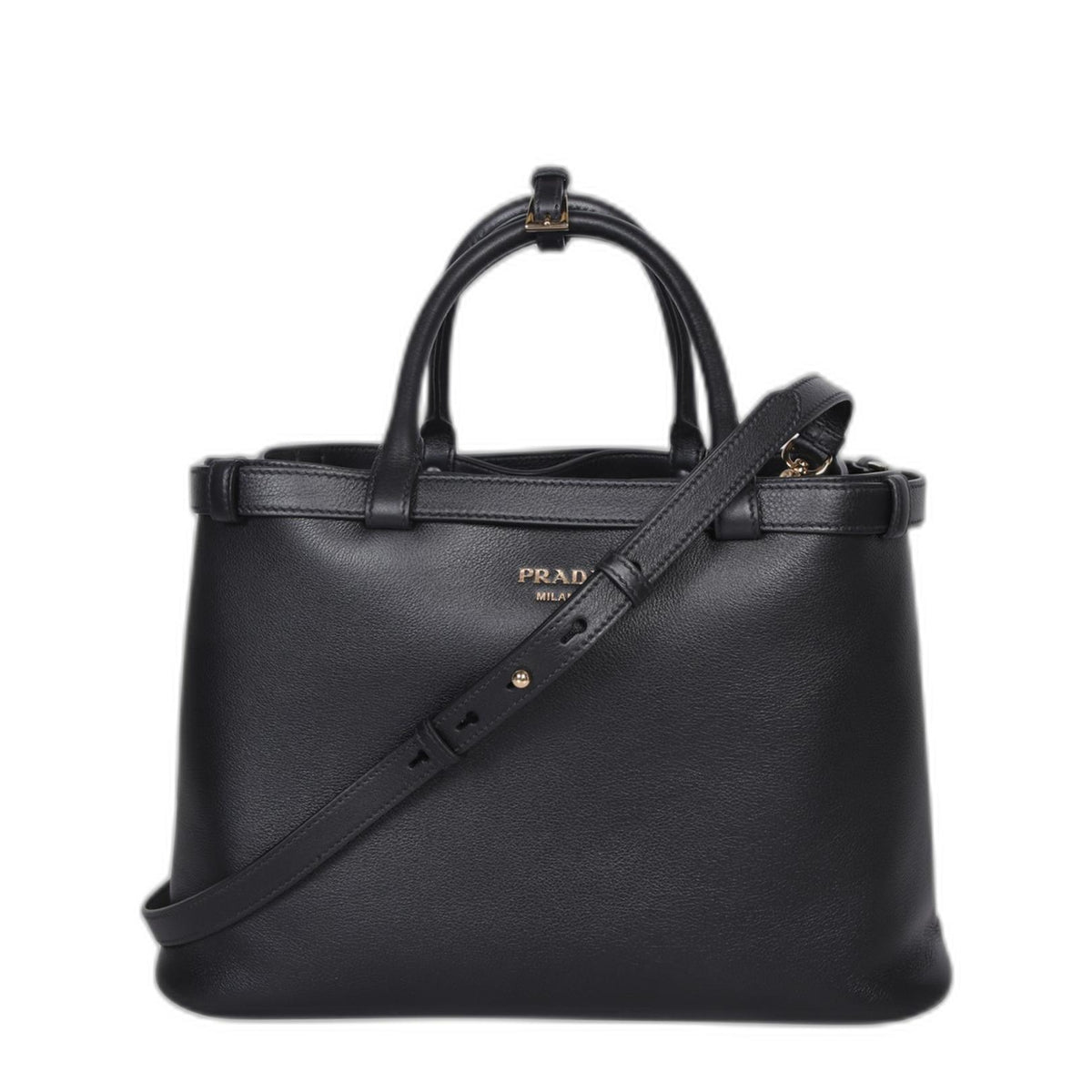 Medium Calfskin Handbag - Black