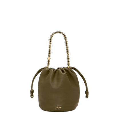 Flamenco Purse Bucket In Mellow Nappa Lambskin