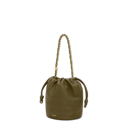 Flamenco Purse Bucket In Mellow Nappa Lambskin