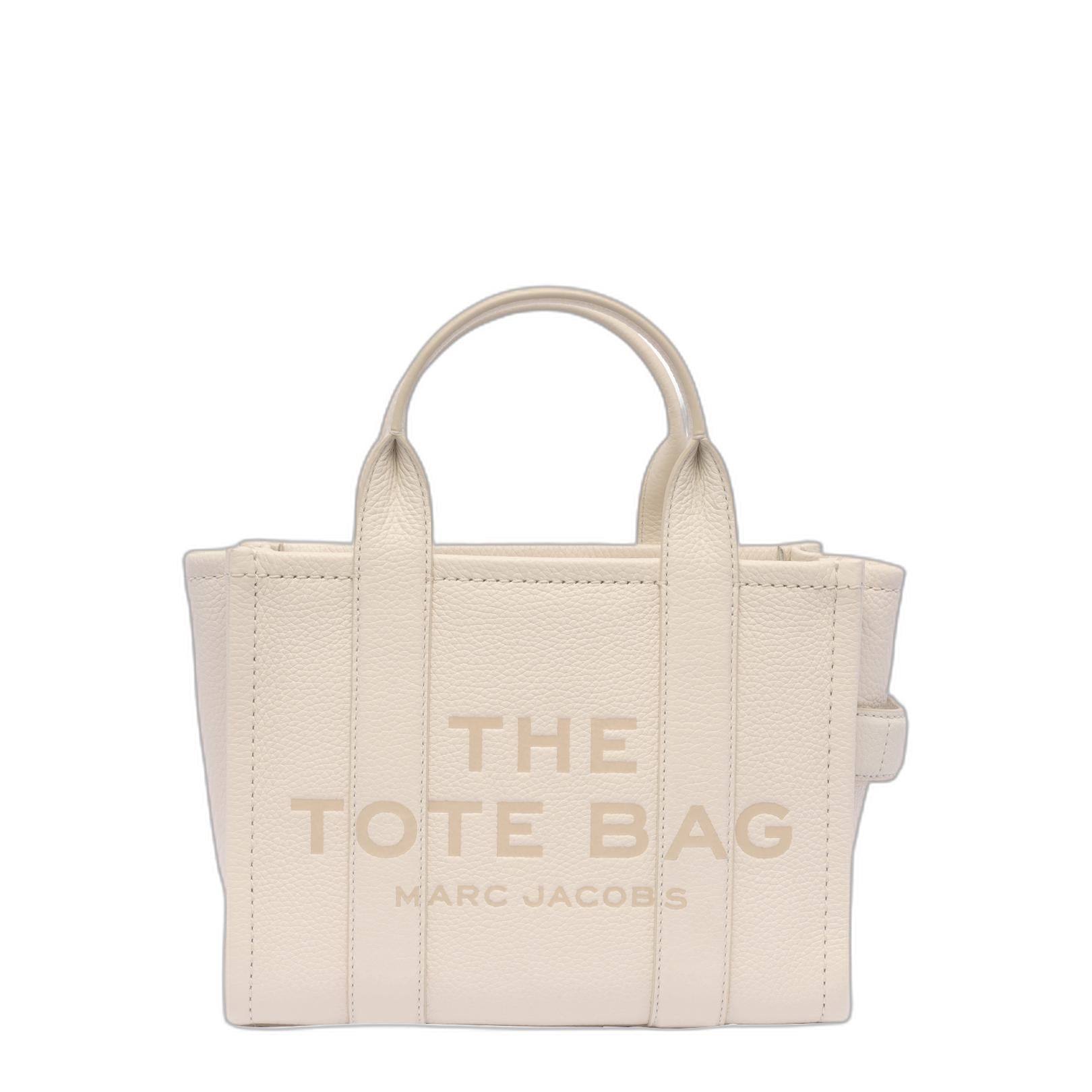 The Tote Bag Small Full grain Leather Tote - Cotton