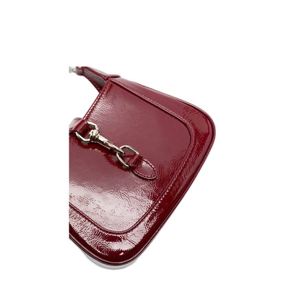 Jackie Notte Mini Charol Patent Leather Bag - Rosso Ancora