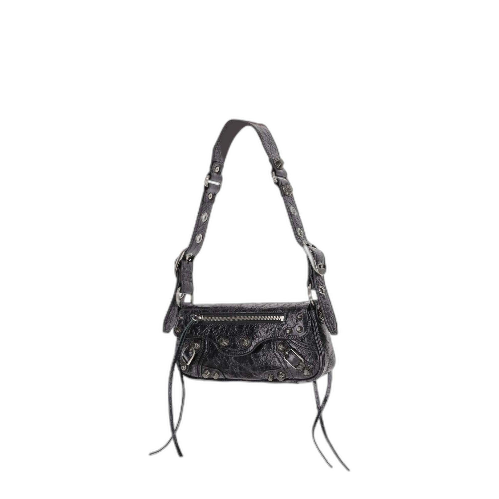 Le Cagole Sling Xs Leather Shoulder Bag