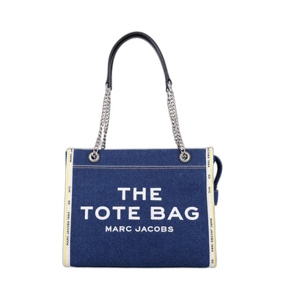 The Denim Chain Medium Tote Bag