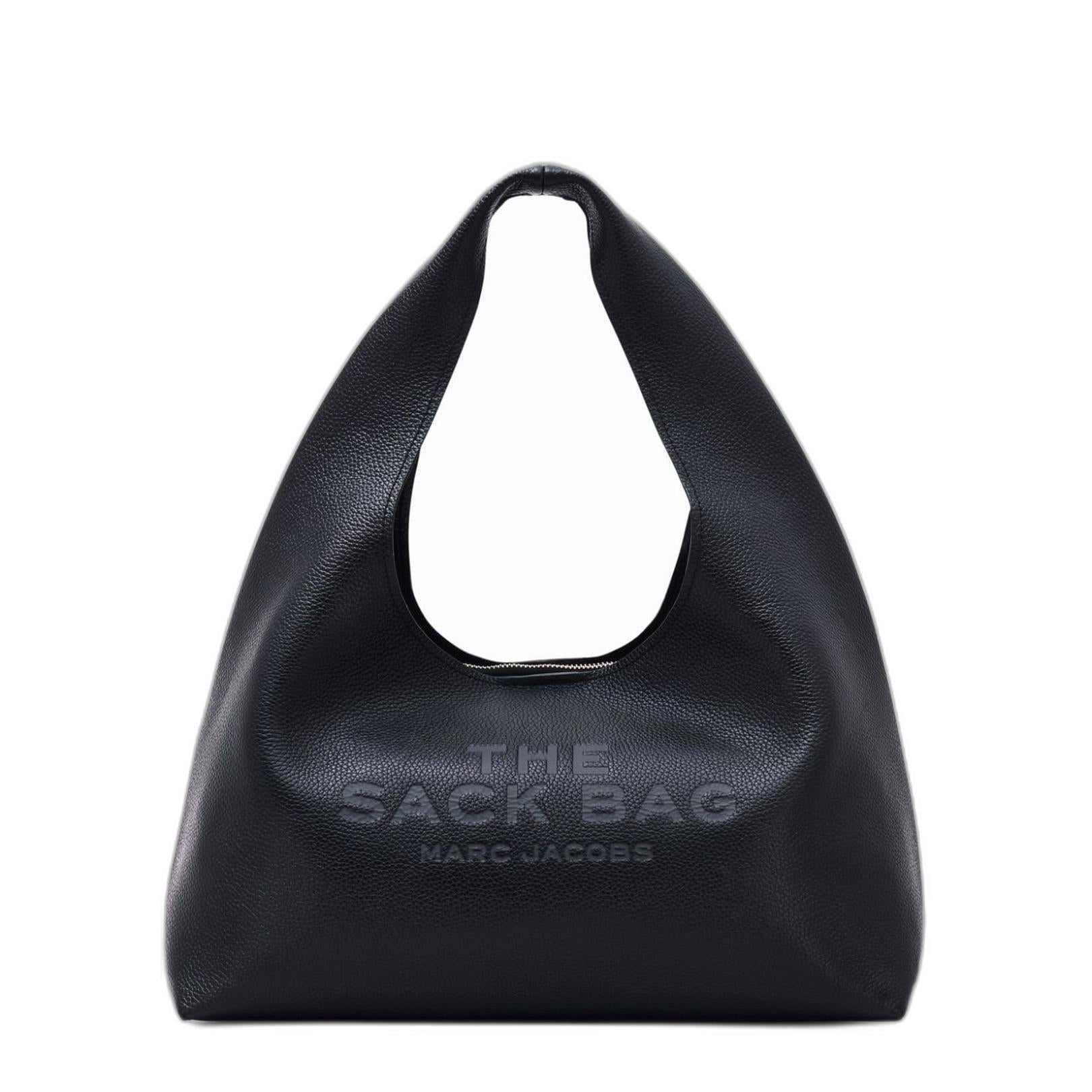 The Sack Bag In Black Leather