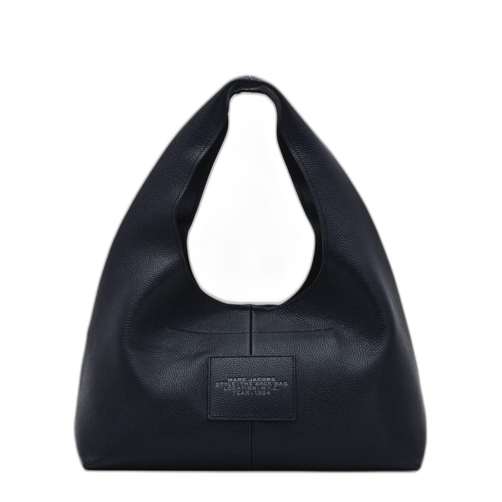 The Sack Bag In Black Leather