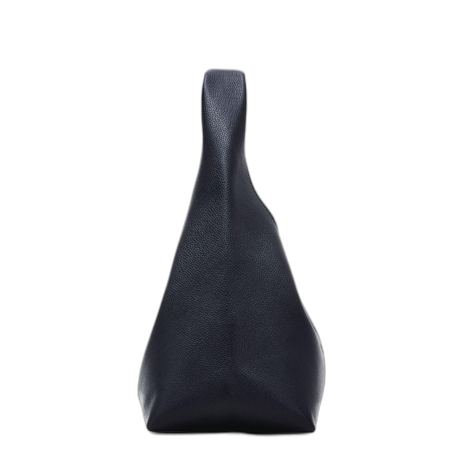 The Sack Bag In Black Leather