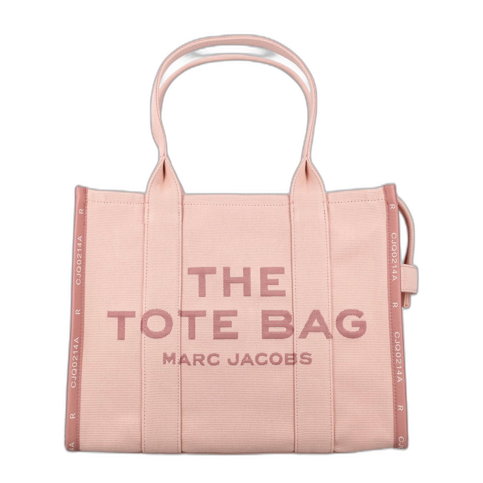 The Large Jacquard Tote In Pink