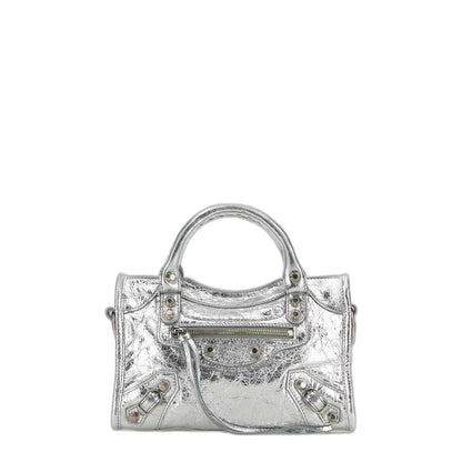 Le City Mini Handbag in Silver