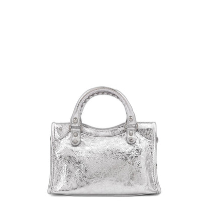 Le City Mini Handbag in Silver