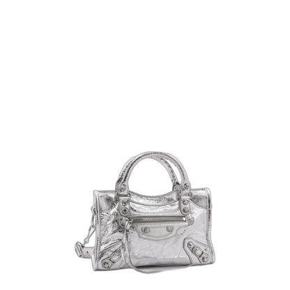 Le City Mini Handbag in Silver