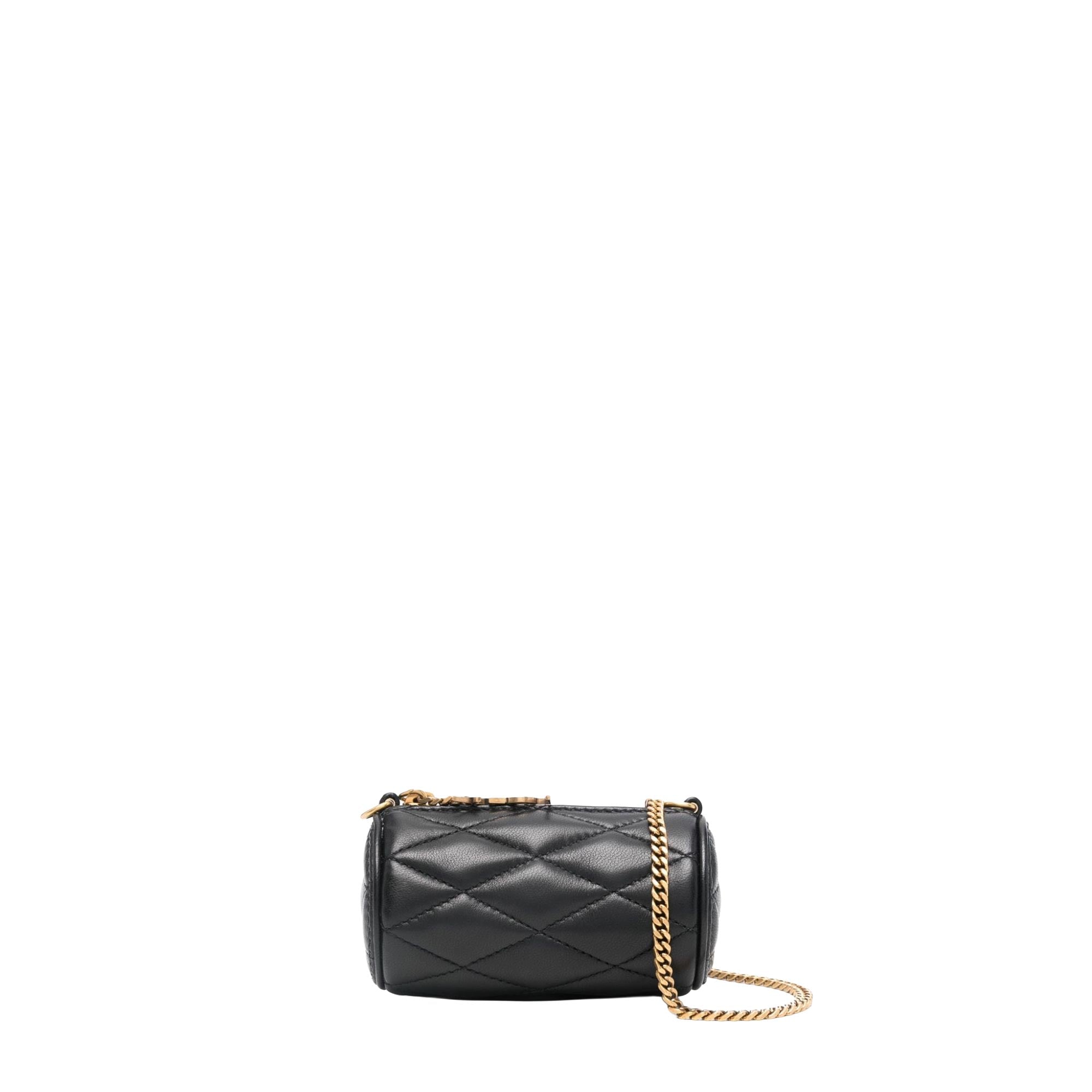 Sade Tube Micro Lambskin Shoulder Bags - Black